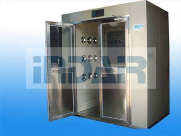 Medical Care Decontamination Air Shower Stainless Steel Floor Minimize Particle Generation